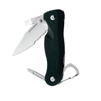 NEW LEATHERMAN CRATER C33TX SHINY SERRATED BLADE FOLDING POCKET KNIFE MULTI-TOOL
