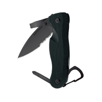 NEW LEATHERMAN CRATER C33TX BLACK SERRATED BLADE FOLDING POCKET KNIFE MULTI-TOOL