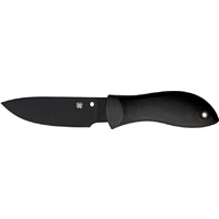 Moran Drop Point - Plain Black Blade FB02PBB SPYDERCO