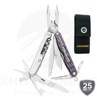 LEATHERMAN JUICE CS4 STAINLESS STEEL GRANITE GREY 15IN1 MULTITOOL + SHEATH