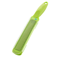 NEW KITCHEN IQ BETTER ZESTER FINE GRATER WITH COVER - GREEN SAVE!