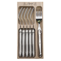 ANDRE VERDIER DEBUTANT STAINLESS 6PCE FORK SET MADE IN FRANCE