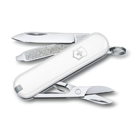 NEW VICTORINOX SWISS ARMY KNIFE CLASSIC SD WHITE 7 FUNCTIONS