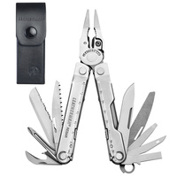 LEATHERMAN REBAR STAINLESS STEEL MULTI-TOOL + LEATHER SHEATH