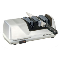 CHEF'S CHOICE SILVER 130 DIAMOND HONE ELECTRIC KNIFE SHARPENER