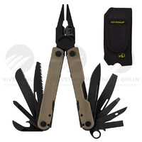 LEATHERMAN REBAR COYOTE STAINLESS STEEL MULTITOOL + NYLON SHEATH *BRAND NEW*