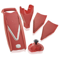 100% AUTHENTIC V5 POWER V SLICER 6 PIECE SET 6PC RED MADE IN GERMANY