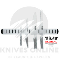 JAPANESE GLOBAL 4 Knife Set PLUS Magnetic Rack JAPAN AUS Stock GLOBAL