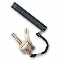 MAGLITE SOLITAIRE FLASHLIGHT BLACK MADE IN USA