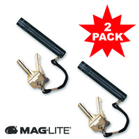 MAGLITE 2 X SOLITAIRE FLASHLIGHT BLACK MADE IN USA