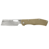 NEW GERBER FLATIRON DESERT TAN FOLDING CLEAVER KNIFE 31003476