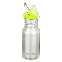 KLEAN KANTEEN KIDS SIPPY 355ML 12OZ BRUSHED STAINLESS DRINK BOTTLE BPA FREE