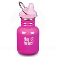 KLEAN KANTEEN KIDS SIPPY 355ML 12OZ BUBBLEGUM PINK DRINK BOTTLE BPA FREE