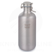KLEAN KANTEEN 1900ML 64OZ GROWLER BRUSHED STAINLESS SWIG LOCK DRINK BOTTLE
