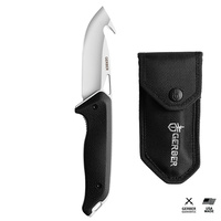 GERBER MOMENT GUT HOOK FOLDING KNIFE & SHEATH 31002212