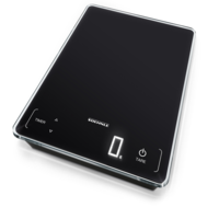 Soehnle Page Profi 15kg Capacity 100 Digital Kitchen Scale With Timer | Black 61506