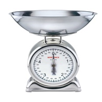 SOEHNLE SILVIA ANALOGUE KITCHEN SCALE W/ STAINLESS STEEL WEIGHING BOWL