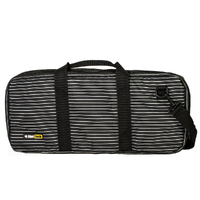 CHEFTECH CHEF KNIFE ROLL BAG FITS 18 PIECES WITH HANDLES | BUTCHERS STRIPE