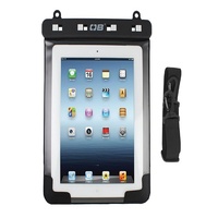 OVERBOARD LARGE WATERPROOF BLACK TABLET CASE AOB1086 SUBMERSIBLE POUCH