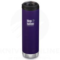 KLEAN KANTEEN TKWIDE 20oz 592ml INSULATED KALAMATA PURPLE W/ CAFE CAP