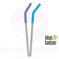 KLEAN KANTEEN 2 PACK STEEL STRAW SET 6130 COLOUR PINTS + TUMBLERS 8MM