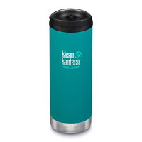 KLEAN KANTEEN TKWIDE 16oz 473ml INSULATED EMERALD BAY W/ CAFE CAP