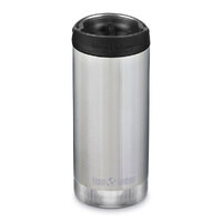 Klean Kanteen 12oz 355ml TKWide Insulated W/ Cafe Cap Bottle Brushed Stainless