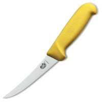 Victorinox Fibrox Boning 12cm Knife With Curved Blade Yellow | 5.6608.12