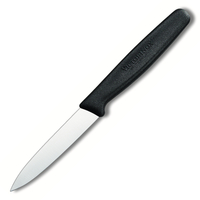 VICTORINOX SWISS CLASSIC 5.0603 POINTED BLADE PARING KNIFE BLACK 8CM