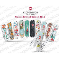 NEW SWISS ARMY KNIFE CLASSIC LIMITED EDITION '15 VICTORINOX TOOL - SELECT DESIGN