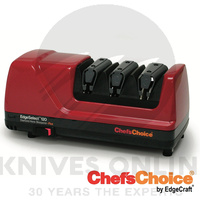 CHEF'S CHOICE PRO ELECTRIC DIAMOND HONE KNIFE SHARPENER 120 RED Hone EdgeSelect