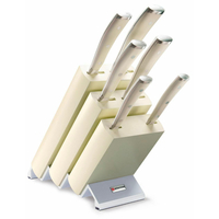 Wusthof Ikon Classic 7pc Knife Block Set | Creme Made in Germany