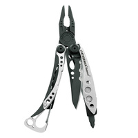 NEW LEATHERMAN SKELETOOL BLACK & SILVER MULTITOOL 21 TOOLS