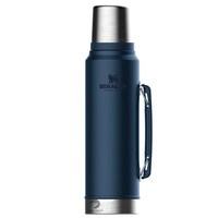STANLEY CLASSIC 1L INSULATED VACUUM THERMOS FLASK BOTTLE - NIGHTFALL BLUE
