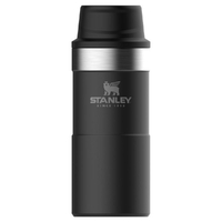 STANLEY CLASSIC 350ml 12oz INSULATED TRIGGER ACTION TRAVEL MUG - BLACK