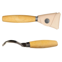 Morakniv Woodcarving 163 Hook Knife + Leather Sheath | YKM13387