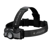 LED LENSER MH7 HEAD TORCH 600 LUMENS HEADLAMP BLACK & GREY