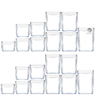 NEW CLICKCLACK 20 PIECE PANTRY STARTER CONTAINER SET AIR TIGHT 20PC