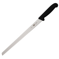 VICTORINOX SALMON KNIFE WITH FLUTED EDGE 30CM FIBROX HANDLE 5.4623.30