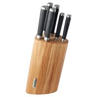 Scanpan Maitre D 7 Piece Knife Block Set Oak