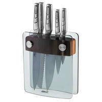 NEW AVANTI ELITE 6PC KNIFE BLOCK GERMAN STAINLESS STEEL KNIVES 6 PIECE