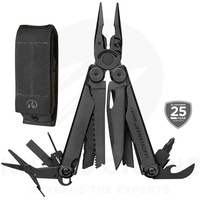 NEW LATEST LEATHERMAN BLACK WAVE PLUS + MULTITOOL + SHEATH