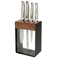 Furi Pro Limited Edition 5pc Knife Block Set 5 Piece | Black