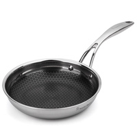  Stanley Rogers Try-Ply Nonstick Matrix Frypan 20cm S/Steel Suits Induction