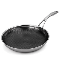 Stanley Rogers Try-Ply Nonstick Matrix Frypan 28cm S/Steel Suits Induction