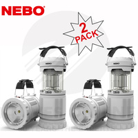 NEBO Z-BUG 2 PACK MOSQUITO ZAPPER LED LANTERN + SPOTLIGHT LIGHT INDOOR OUTDOOR 89524