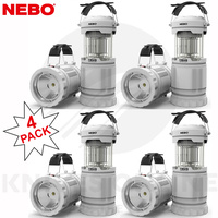 NEBO Z-BUG 4 PACK MOSQUITO ZAPPER LED LANTERN + SPOTLIGHT LIGHT INDOOR OUTDOOR 89524