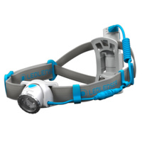 LED LENSER NEO10R RECHARGEABLE HEAD TORCH 600 LUMENS HEADLAMP BLUE