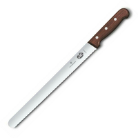 VICTORINOX SLICING CARVING KNIFE 36CM SERRATED ROSEWOOD BLADE 5.4230.36