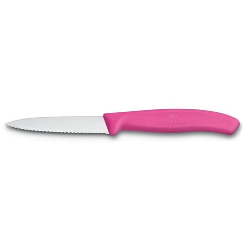 Victorinox Paring Knife Serrated Edge Tomato Fruit Colour 8cm Blade